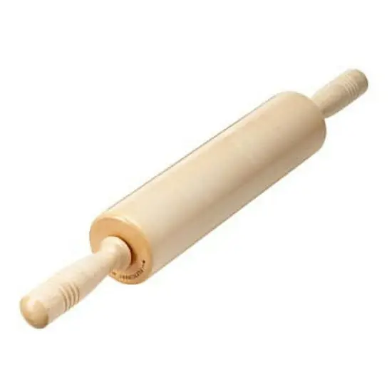 Fletchers Mills 12" Traditional Solid Maple Wood Baking Pastry Rolling Pin {3}