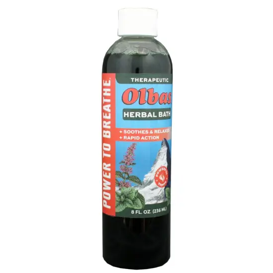 Olbas Herbal Bath, Natural Aromatic Relief for Colds, Muscle Tension and Stress, Soothing All-Natural Essential Oils, 5.3 oz Powdered Formula {1}