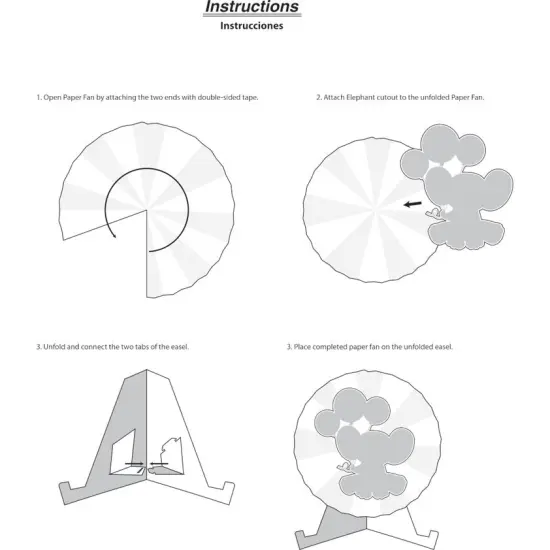 Enchanting Elephants Girl Centerpiece Decoration {5}