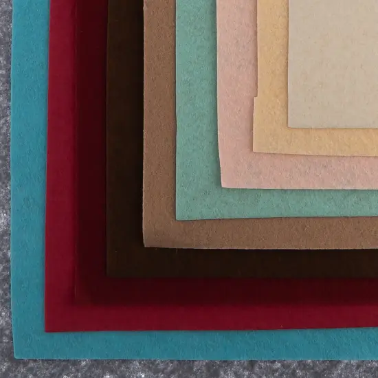 John Bead GoodFelt 8.5x11in Beading Foundation, 100 Pieces Assorted Earthy {5}