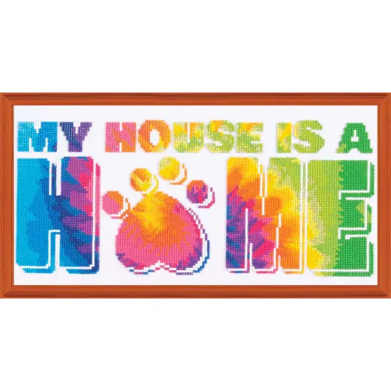 Diamond DotzMy House is a Home Diamond Painting Multi {1}
