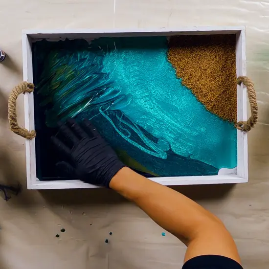 Green Ocean Resin Kit {6}