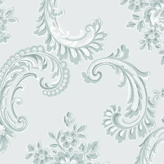 Rachel Ashwell Boudoir Beauty Blue Wallpaper {4}
