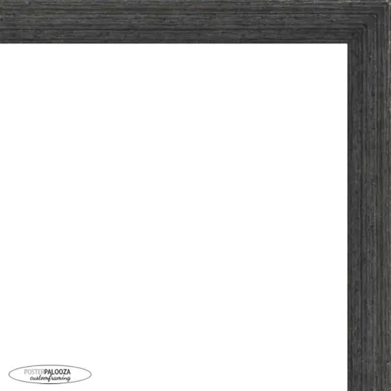 Rustic Black Wood Shadow Box Frame with Acrylic Front - White Suede Backing, 30 Sizes {5}