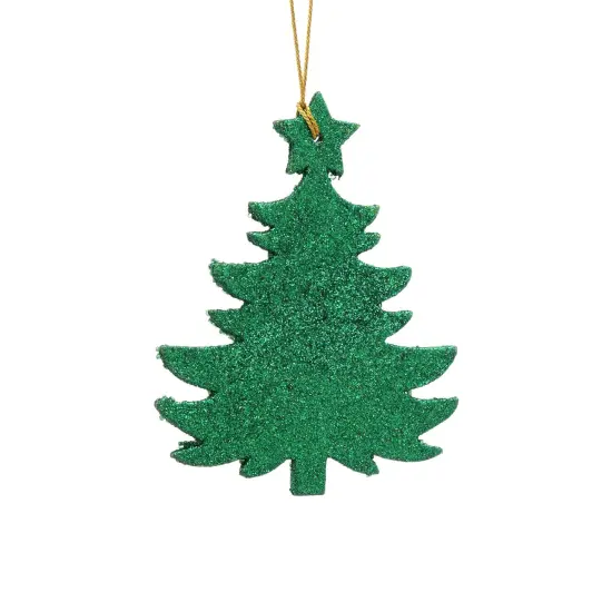 Multi Beaded Lac Tree Hanging Ornament - Multi - 4" x 0.25" x 5" {4}