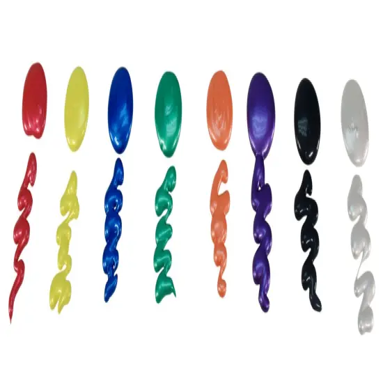 Sax Versatemp Heavy-Bodied Tempera Paint, 1 Pint Bottles, Assorted Pearlescent Colors, Set of 8 {5}