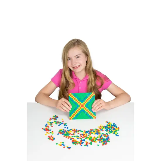 Strictly Briks Classic Bricks, 720 Pieces, Blue, Green, Red, and Yellow, 1x1 Pixels, Creative Play Set, 100% Compatible with All Major Brick Brands, Arts and Crafts {3}