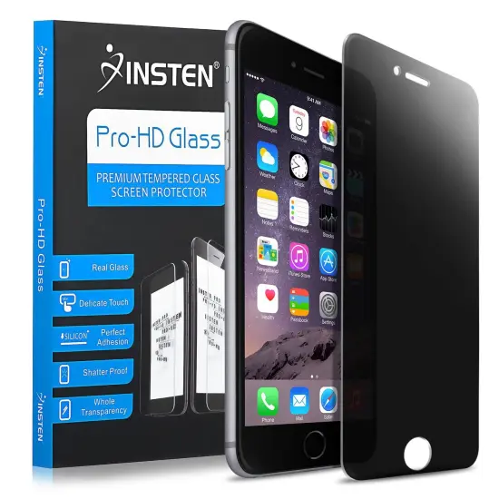 Insten for iPhone 6S Plus / 6 Plus 5.5 Privacy Anti-spy Real Tempered Glass Screen Protector Film {1}