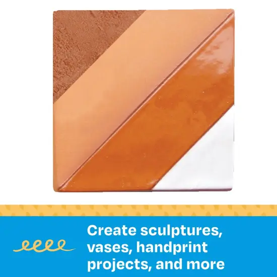 Sax Low Fire Earthenware Clay, Red, 50 Pounds {3}