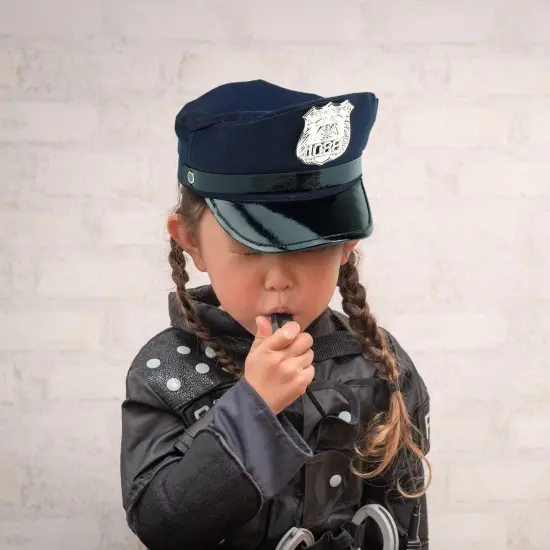 Police Cap Adjustable Child Costume Hat | Youth Size {4}