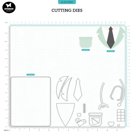 Studio Ligth Sweet Stories Cutting Die-Nr. 935, Doctor's Coat {5}