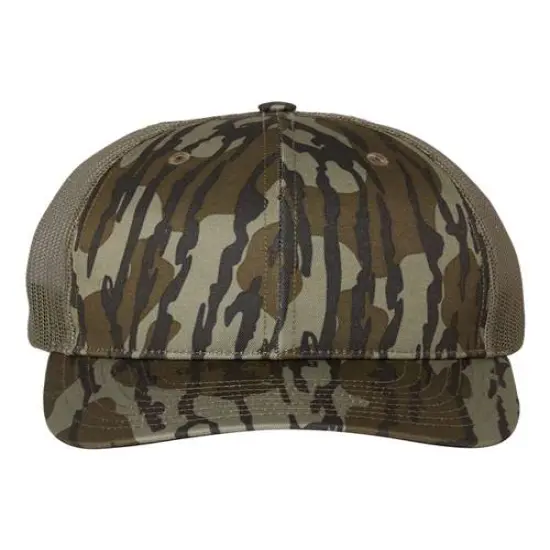 Richardson&reg; Printed Trucker Cap M O Bottomland/Loden {1}