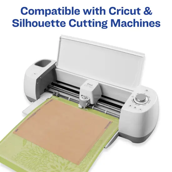 Avery Kraft Brown Rectangle Labels, 8.5" x 11" {4}