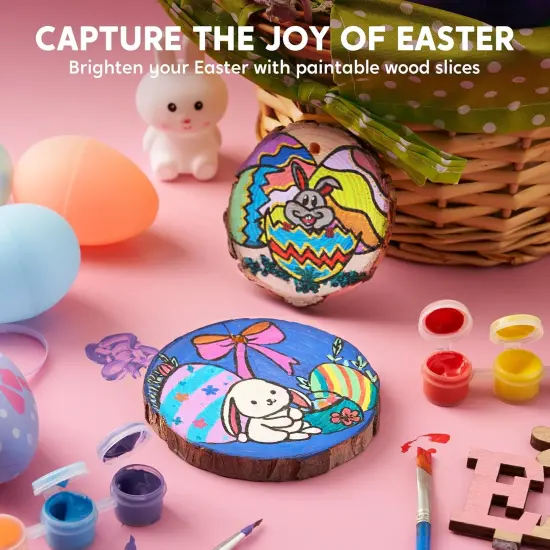 Wooden Painting Craft Kit-Glow in The Dark- Arts and Crafts {5}