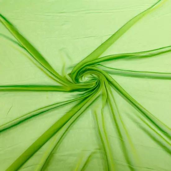 1 yard Two Tone Sheer Chiffon Fabric for Dresses Scarves Drapes Overlays Special Occasion {5}