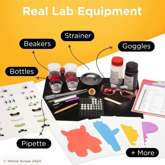 Yellow Scope DNA & Traits Science Kit for Kids, STEM Kits for Girls and Boys, Educational & Fun Holiday Gift for Ages 8-14 {3}