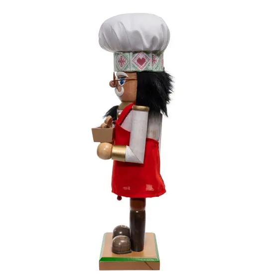Kurt Adler 15-Inch Wooden Chef Nutcracker {4}