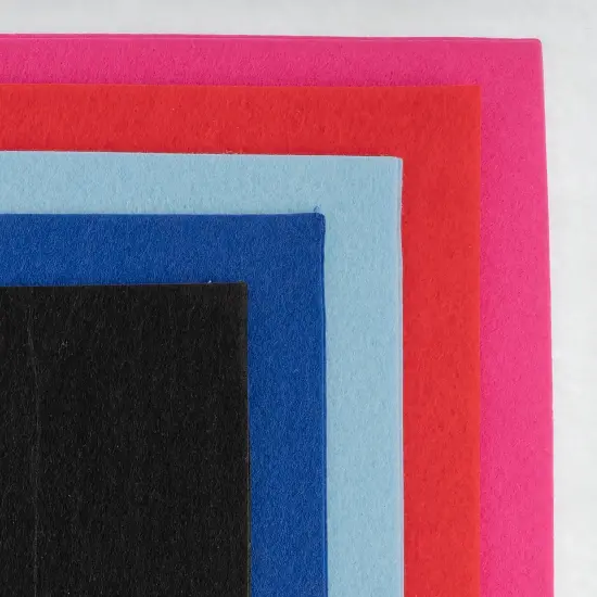 John Bead GoodFelt 8.5x11in Beading Foundation, 100 Pieces Assorted Solid {5}