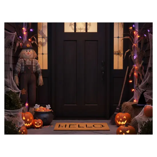 Spooky Hello Doormat {9}