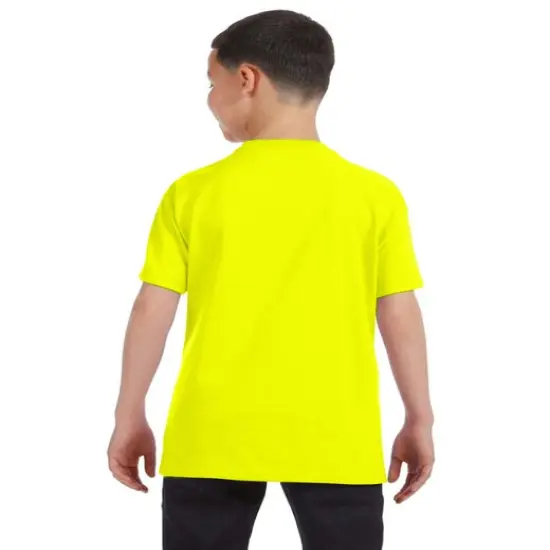 Gildan® Youth Heavy Cotton Crew Neck Short Sleeve T-Shirt LIGHT BLUE {6}