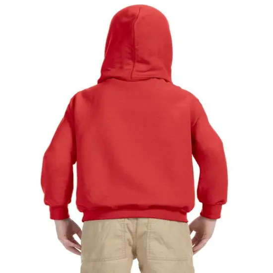 Gildan&reg; Youth Heavy Blend Long Sleeve Hooded Sweatshirt SPORT GREY {7}