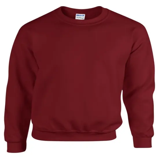 Gildan&reg; Adult Heavy Blend Crewneck Long Sleeve Sweatshirt GARNET {1}