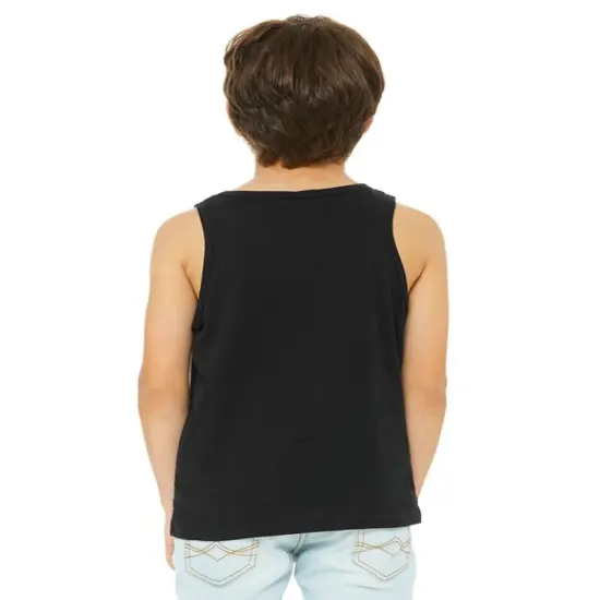 Bella + Canvas&reg; Youth Jersey Sleeveless Tank - 3480Y WHITE {7}