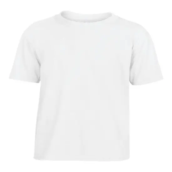 Gildan&reg; Youth Performance Crewneck Short Sleeve T-Shirt WHITE {1}