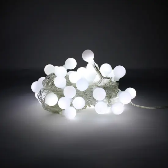 Perfect Holiday 50 LED String Light Bulb With Connector White {1}