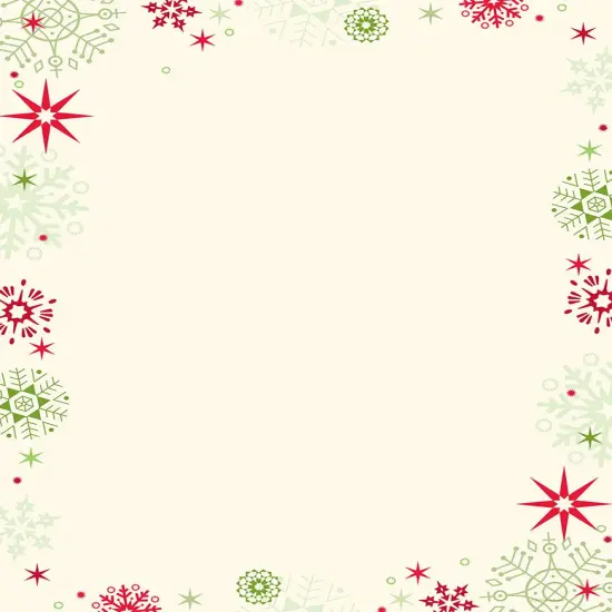 Great Papers! Holiday Stationery Letterhead, Red and Green Flakes, 8.5"x11", Printer Friendly, 80 sheets {1}