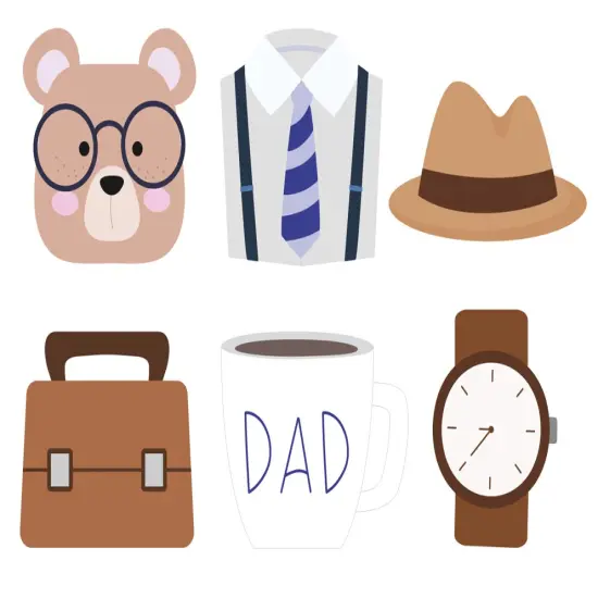 Dad Work Set Cookie Cutters {1}