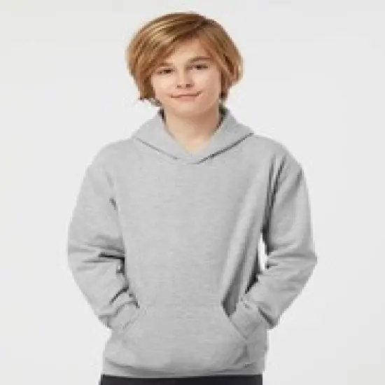 7.5 oz Cotton/Polyester Blend Pouch Pocket Hooded Sweatshirt {6}