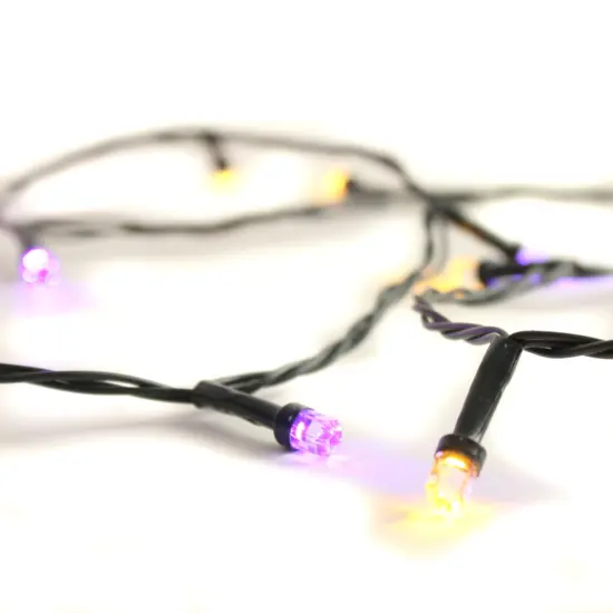 Perfect Holiday 300 LED String Light Super Bright Roll Purple yellow {1}