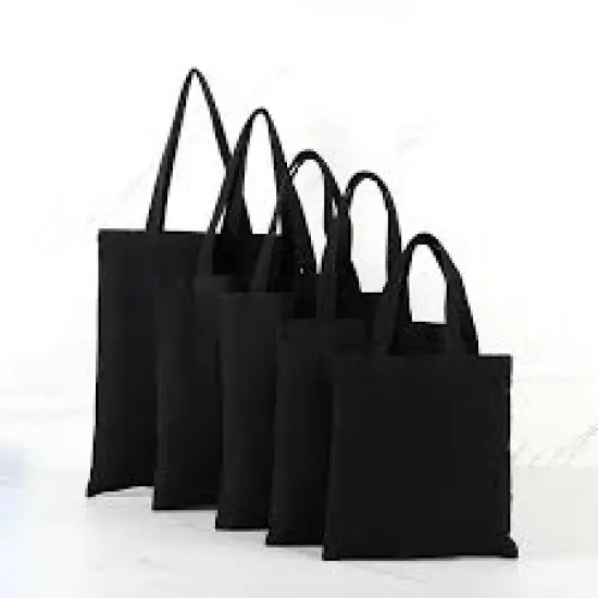 OAD&reg; Cotton Canvas Tote BLACK {7}