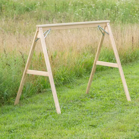 Hershy Way Sturdy A-Frame Stand for Hanging Porch Swings, Durable All Weather Pine, Amish Made {3}