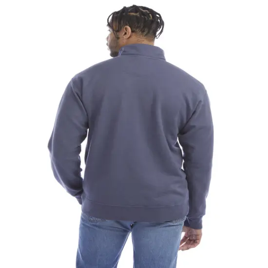 ComfortWash by Hanes&reg; Quarter Zip Sweatshirt CONCRETE GRAY {6}