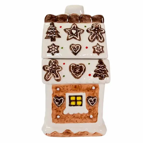 Kurt Adler 10.2-Inch Gingerbread House Cookie Jar {2}