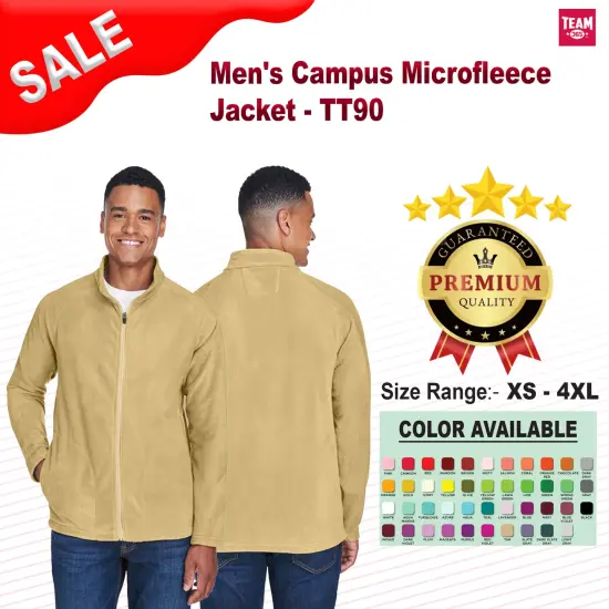 Team&reg; Men's Campus Microfleece Jacket SPORT VEGAS GOLD {2}