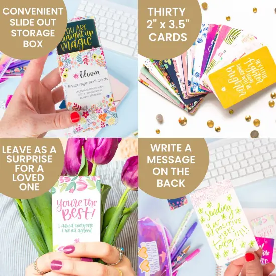 bloom daily planners Card Deck, 2" x 3.5", Encouragement Cards {5}