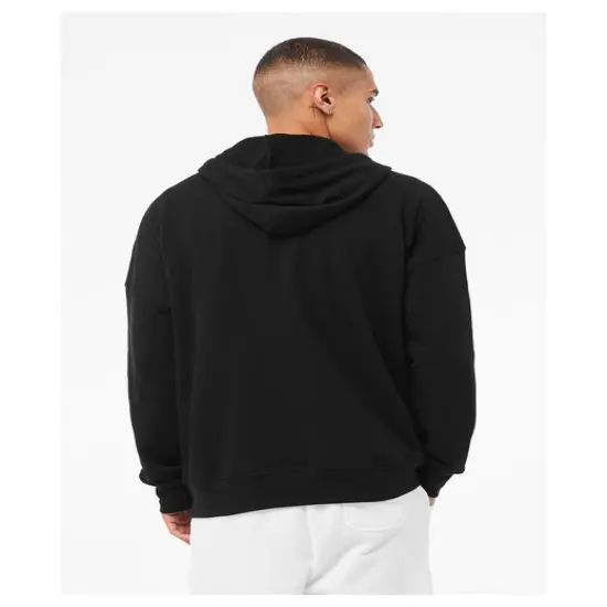 Bella + Canvas&reg; Sponge Fleece DTM Full-Zip Hooded Sweatshirt WHITE {6}