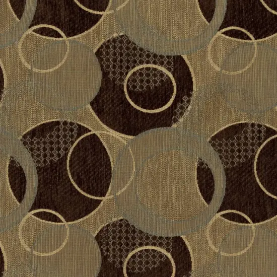 Granite - AquaTeal,brown AbstractGeometric Upholstery Fabric 54 Inches" {1}