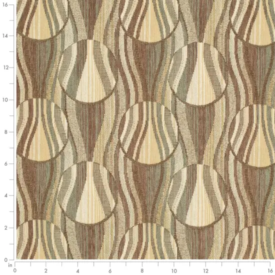 Sandstone - BeigeTaupe,brown AbstractGeometric Upholstery Fabric 54 Inches" {2}