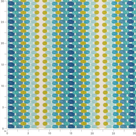 Ocean - Aqua & Teal,Green Abstract & Geometric Upholstery Fabric 54 Inches" {4}