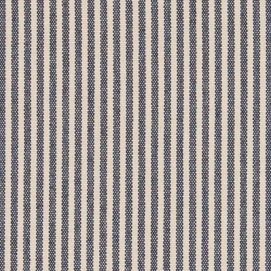 Ticking Navy - Blue Small Scale,Stripe Upholstery Fabric 54 Inches" {1}