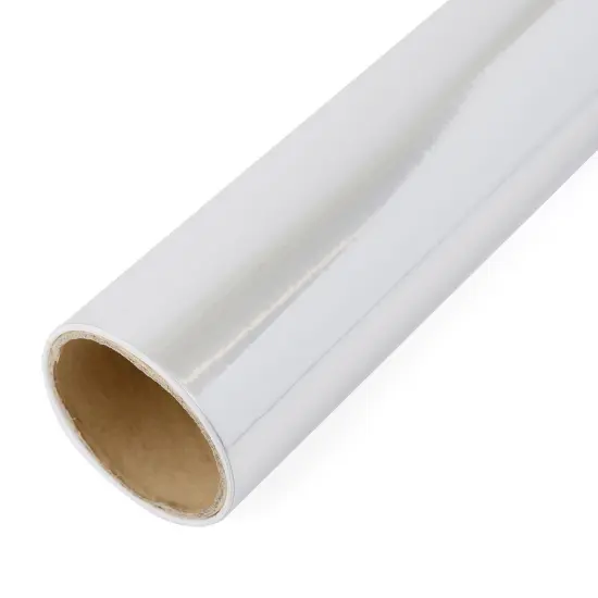 American Crafts Adhesive Vinyl Roll 12"X36"-Silver Foil {3}