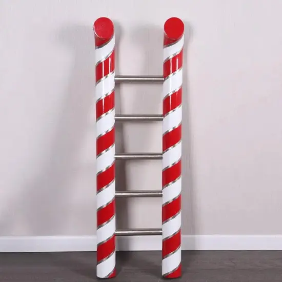 Candy Cane Ladder Over Sized Statue {5}