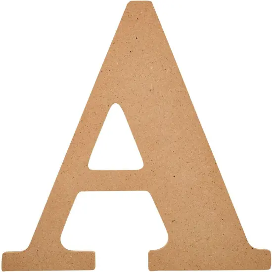 Plaid Wood Unfinished Letter, 8" Wooden Surface Perfect for DIY Arts and Crafts Projects {1}