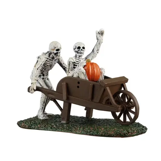 Playful Skeletons Yard Decoration - Lemax Spooky Town {1}