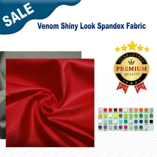 Venom Shiny Look Spandex Fabric Toasted Mauve {2}