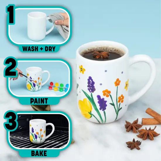 Tulip Painted by Me Mug Painting Kit 4 Pack {6}